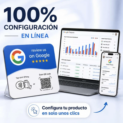 Placa de Google Reviews